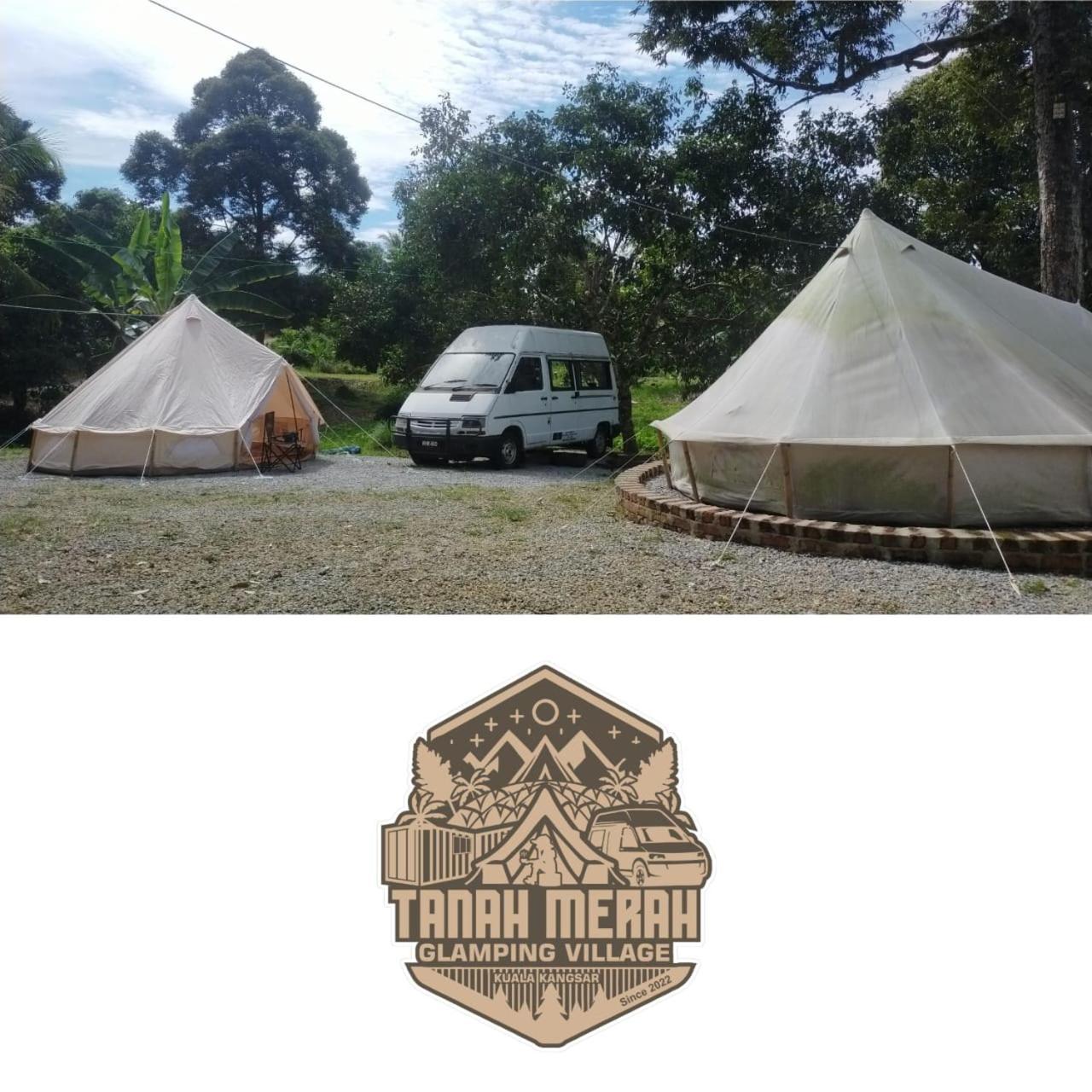 Tanah Merah Glamping Village Kuala Kangsar Bagian luar foto